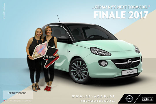 Referenz Greenbox Opel GNTM Finale 2015