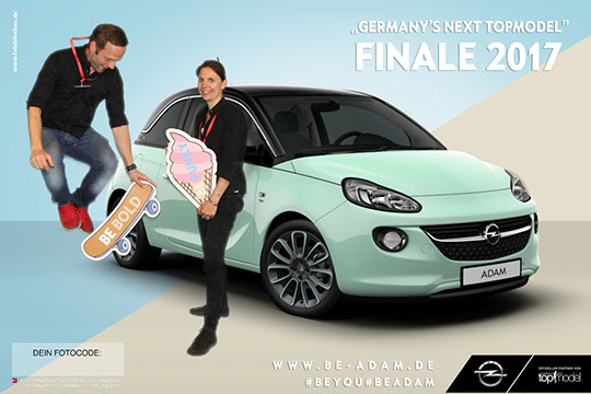 Referenz Greenbox Opel GNTM Finale 2015