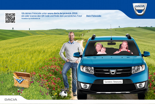 Referenz Greenscreen Aktion Dacia Sommerfest 2015