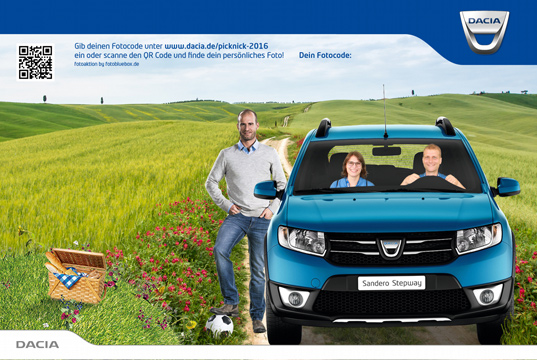 Referenz Greenscreen Aktion Dacia Sommerfest 2015