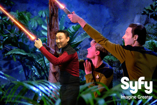 Referenz Foto BlueBox NBC Universal Destination Start Treck