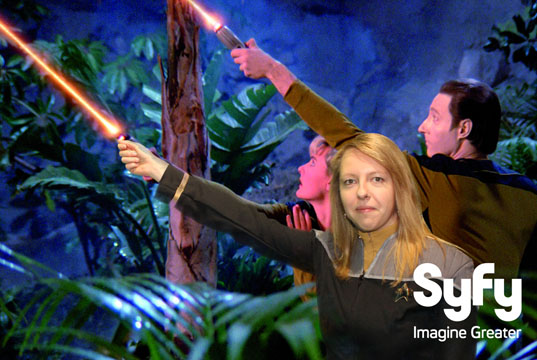 Referenz Foto BlueBox NBC Universal Destination Start Treck