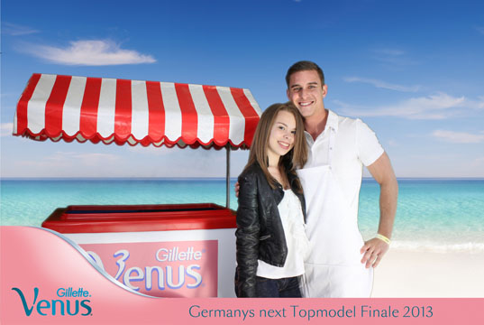Referenz GreenBox Gillette Venus GNTM Finale 2013