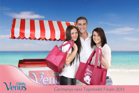 Referenz GreenBox Gillette Venus GNTM Finale 2013